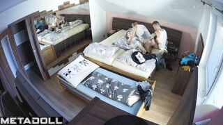 Real amateur couple fuck in the bedroom
