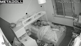 Old parents fuck brutally in they daughter's room