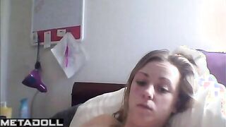 Compilation of an American college girl’s masturbation