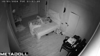 French mature couple fuck before going to sleep hidden cam