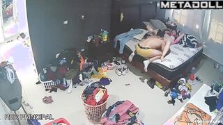 Poor Latin parents fuck in their bed