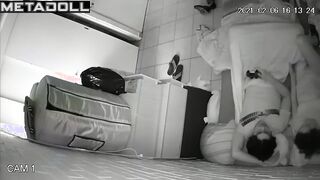 Real Vietnamese newly married couple fuck hard in their bed hidden IP cam