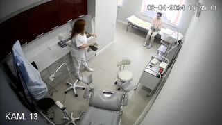 Busty teen gets her gyno exam by horny doctor