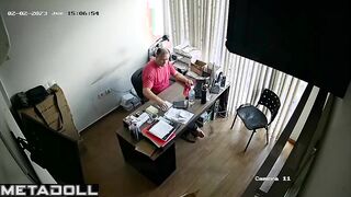 Amateur Polish couple having sex in the office