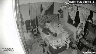 Mature Latin parents fuck in their bed