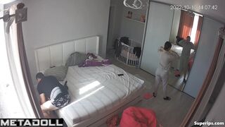 Petite Ukrainian mom gives him a deep blowjob