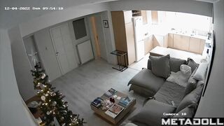 European blonde milf gets fucked on the couch