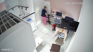 Russian teen girl getting first naked gyno exam and ultrasound