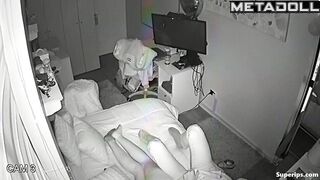 ﻿College couple fucks in their parents’ house