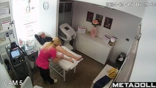Deep depilation for Israeli blonde mother with beautiful tits