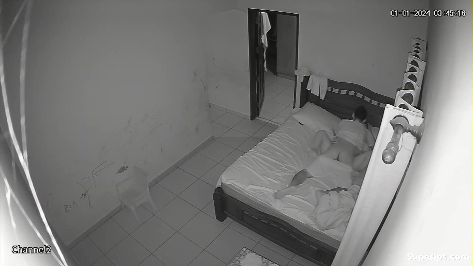 Young married couple fucks in their bed