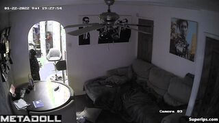 Mature British blonde gets fucked on the couch
