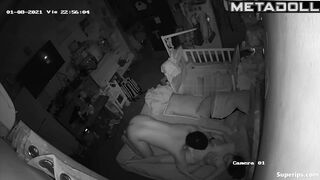 Poor Brazilian parents fuck in their bed