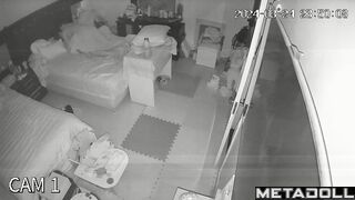 Real Thai mature couple fuck on the couch real spy cam