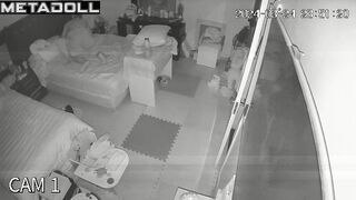 Real Thai mature couple fuck on the couch real spy cam