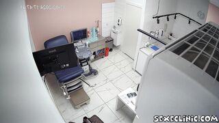 Gyno and ultrasound Asian creampie
