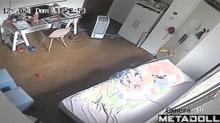 Cute teenage girl naked watching porn