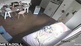 Cute teenage girl naked watching porn