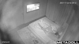Skinny busty girl gets fucked in bed