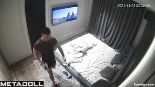 Skinny busty girl gets fucked in bed
