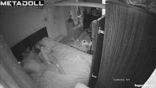 Poor young couple fucks in their bed