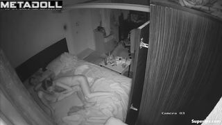 Poor young couple fucks in their bed