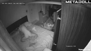 Poor young couple fucks in their bed
