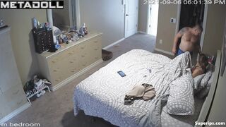 American skinny wife fucks her husband