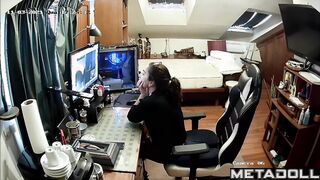 Ugly woman has sex by video call
