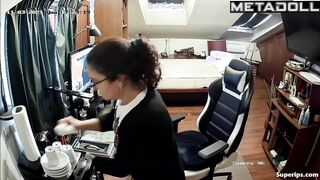 Ugly woman has sex by video call