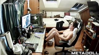 Ugly woman has sex by video call