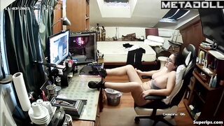 Ugly woman has sex by video call