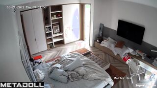 Blonde American Milf rides her husband