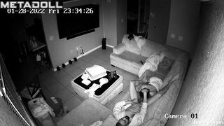 Black American woman gets fucked on the couch