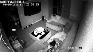 Black American woman gets fucked on the couch