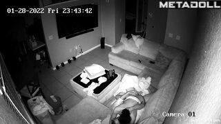 Black American woman gets fucked on the couch