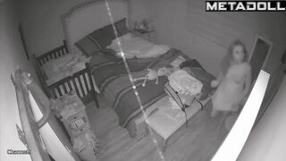 Married couple fuck hard in their bed live HD