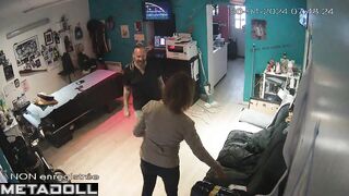 French parents fuck in their messy room spy cam