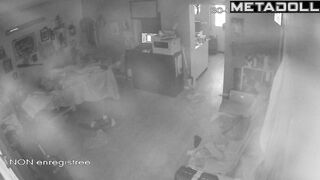 French parents fuck in their messy room spy cam