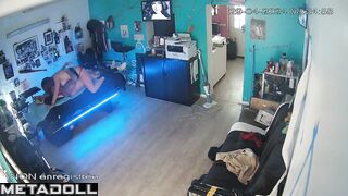 Naughty naked English blonde woman receives oral sex
