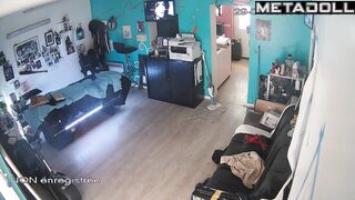 Naughty naked English blonde woman receives oral sex