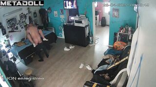 Canadian young lovers fuck in their bed wildly live