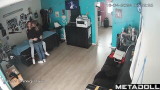 Single Italian blonde student girl gets fucked in doggy style hidden camera