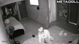 Real amateur Norwegian couple fuck in the living room recording