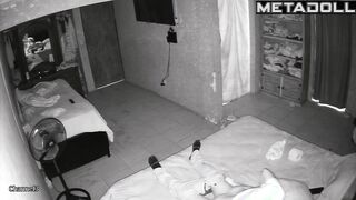 Real amateur Norwegian couple fuck in the living room recording