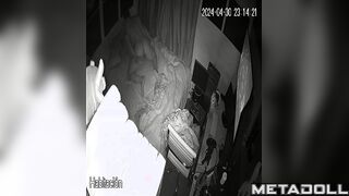 My girlfriend's parents having sex wildly in their bed leaked record