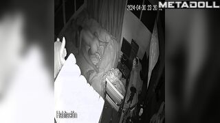 My girlfriend's parents having sex wildly in their bed leaked record