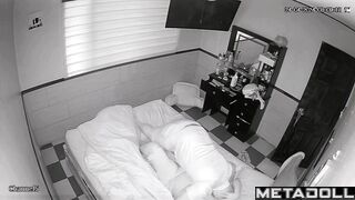 Georgeouse Finnish blonde step-mom forces her husband to cum hidden IP camera