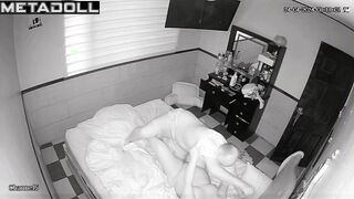 Georgeouse Finnish blonde step-mom forces her husband to cum hidden IP camera