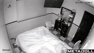 Single American blonde mother gets an anal sex spy cam record